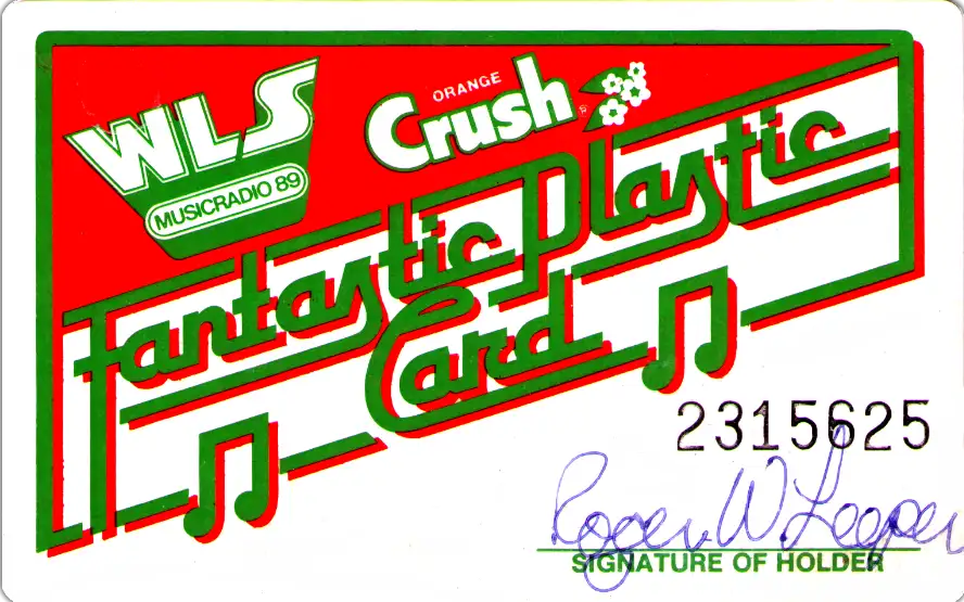 My WLS Fantastic Plastic Card My WLS Fantastic Plastic Card